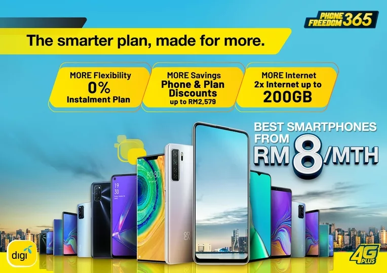 Digi Shares Newly Enhanced Phonefreedom 365 The Smarter Phone Installment Plan Made For More Liveatpc Com Home Of Pc Com Malaysia